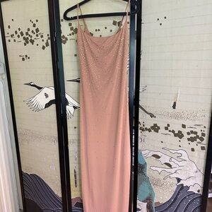 Skims x Swarovski maxi cami dress size M